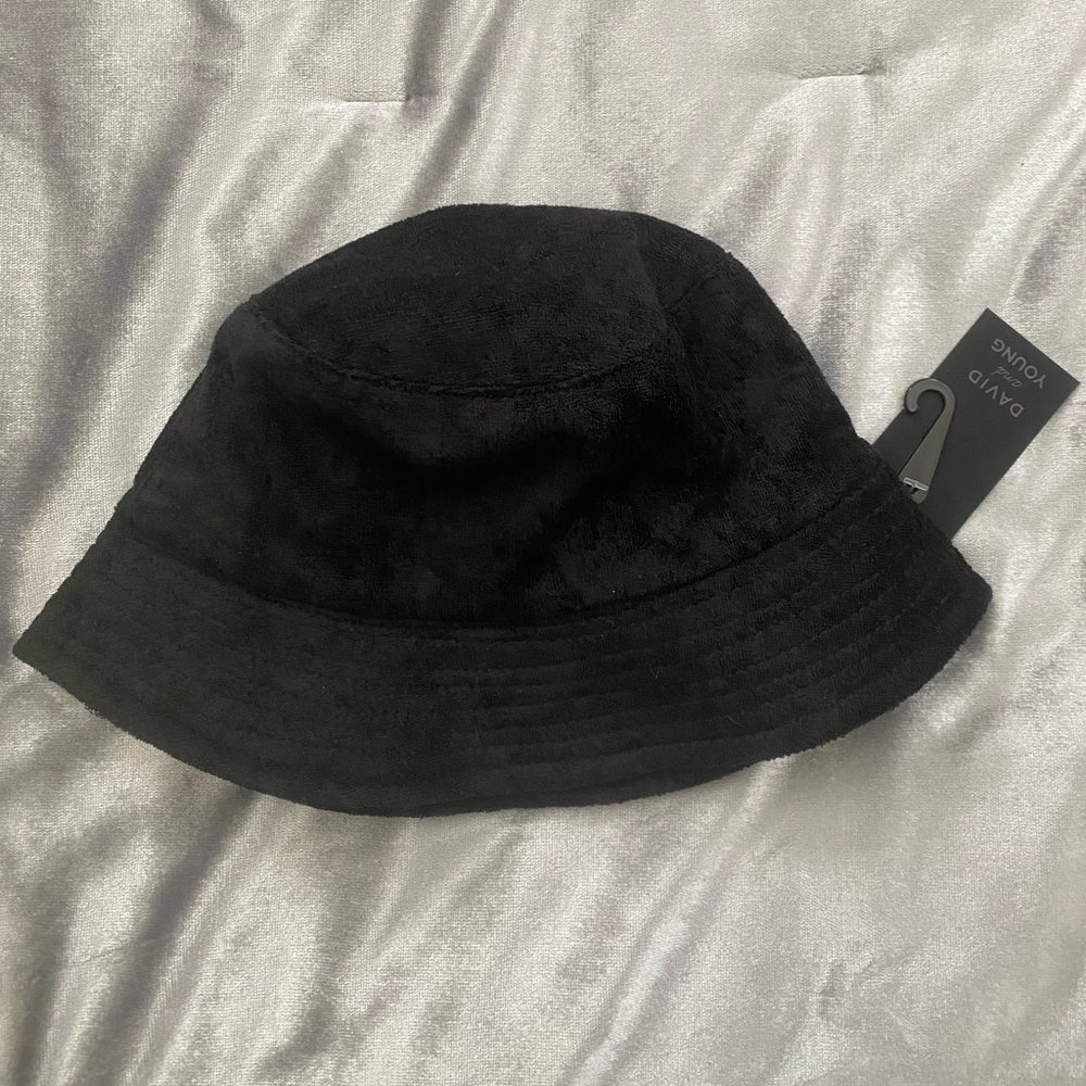 COPY - Black Terry Cloth Bucket Hat